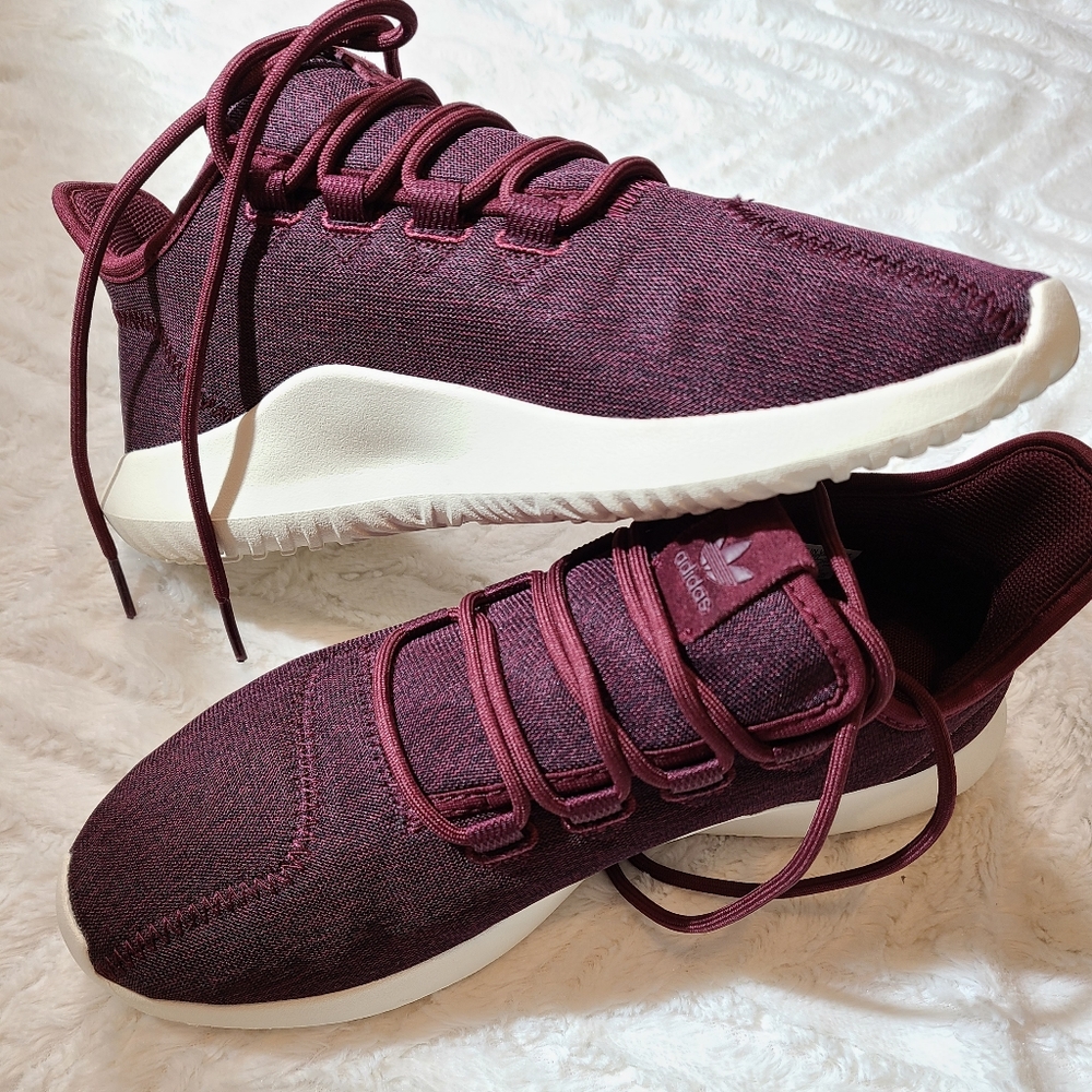 Adidas Shoes Women's Tubular Shadow Maroon Size 9